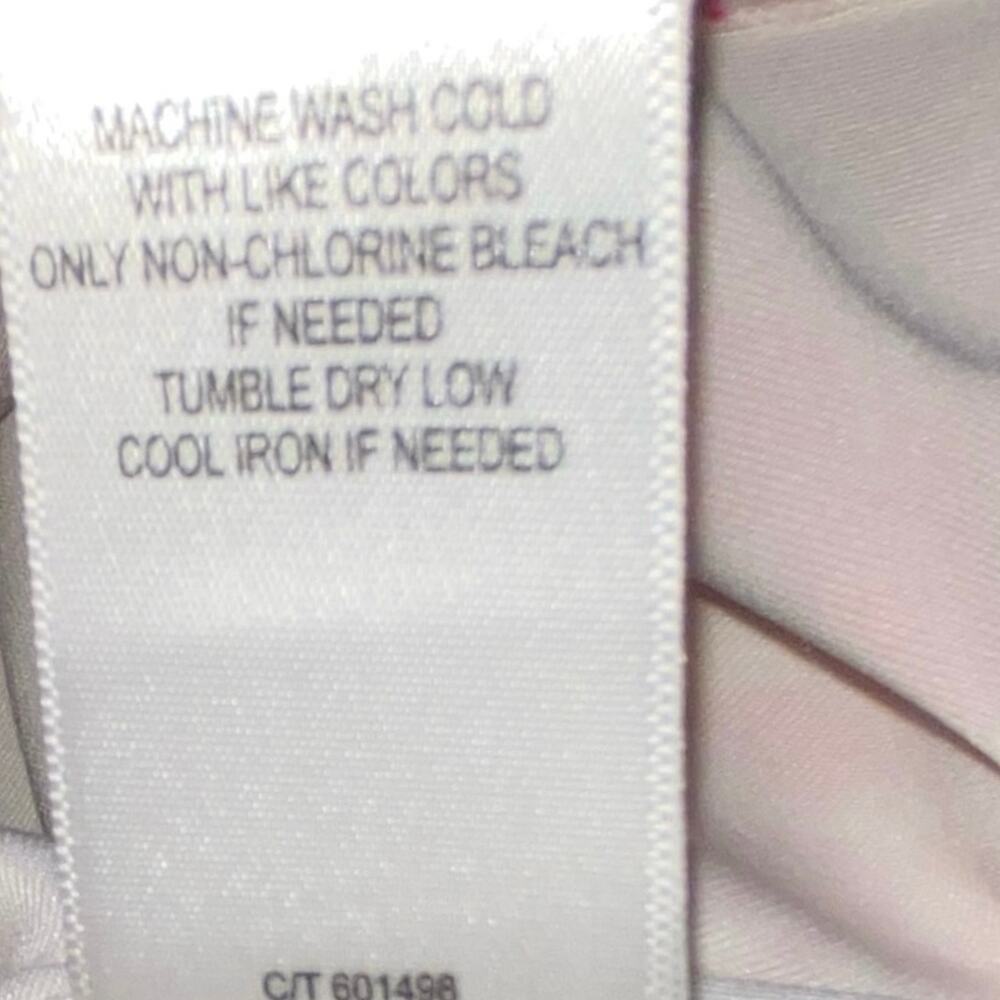 Just Taylor Patchwork Floral Shift Dress Pastel Sleeveless Size 2 - Picture 5 of 6